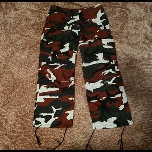 ROTHCO BFU RED CAMO CARGO PANTS